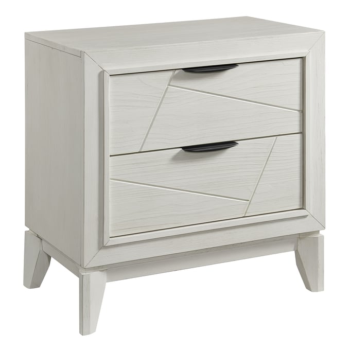 Picket House Parell White Nightstand with USB PKT-B-840-NS