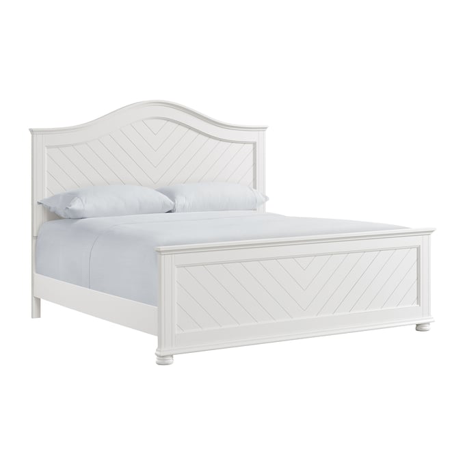 Picket House Conaughey White King Panel Bed PKT-B-9340-7-KB