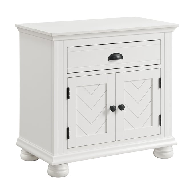 Picket House Conaughey White Nightstand PKT-B-9340-7-NS