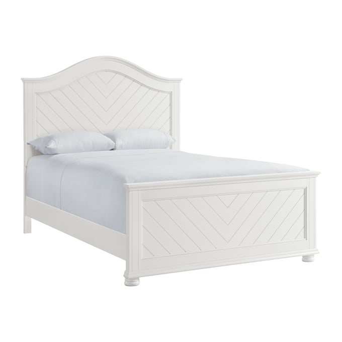 Picket House Conaughey White Queen Panel Bed PKT-B-9340-7-QB