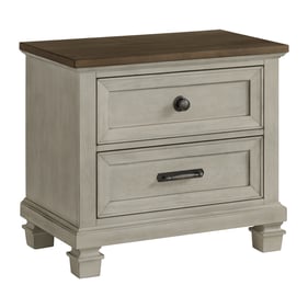 Picket House Bloomfield Brown Washed Stone Nightstand