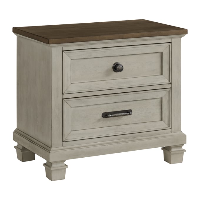 Picket House Bloomfield Brown Washed Stone Nightstand PKT-B-9890-7-NS