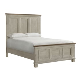 Picket House Bloomfield Brown Washed Stone Queen Panel Bed