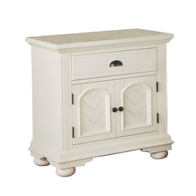 Picket House Addison White Wood Night Stand