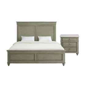 Picket House Bessie Grey 2pc Bedroom Set With King Bed