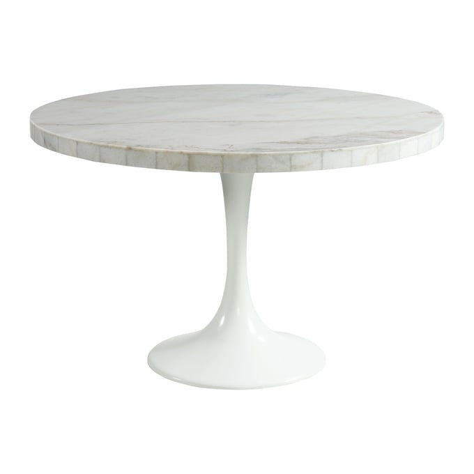 Picket House Mardelle White Round Dining Table PKT-CCS100DT