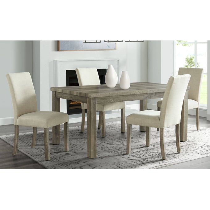 Picket House Turner Oak Natural 5pc Dining Room Set PKT-CDOL1005PC