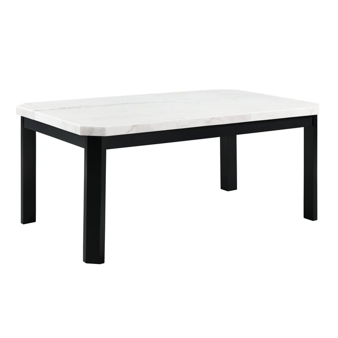 Picket House Celine White Marble Standard Height Dining Table PKT-CFC700DTB