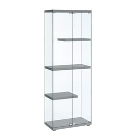 Picket House Maxwell Grey Display Cabinet