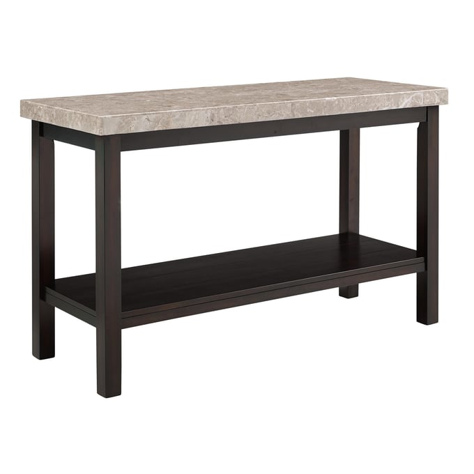 Picket House Caleb Espresso Wood Marble Top Sofa Table PKT-CKS100ST