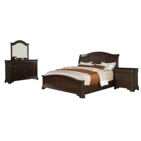 Picket House Conley Cherry Wood 4pc Bedroom Set with Queen Panel Bed