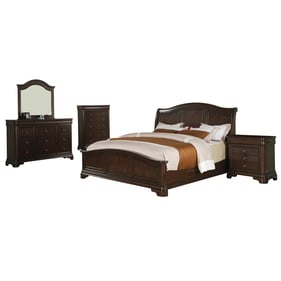 Picket House Conley Cherry Wood 5pc Bedroom Set with Queen Panel Bed