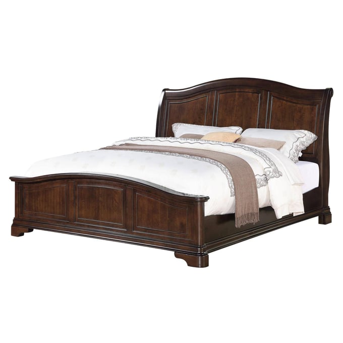 Picket House Conley Cherry Wood King Panel Bed PKT-CM750KB