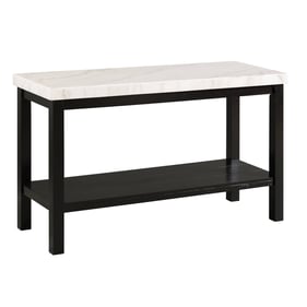 Picket House Evie White Marble Rectangle Sofa Table