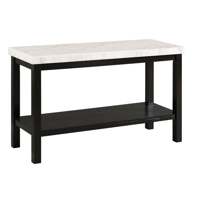 Picket House Evie White Marble Rectangle Sofa Table PKT-CML100ST