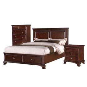 Picket House Brinley Cherry 3pc Bedroom Set with Queen Storage Bed