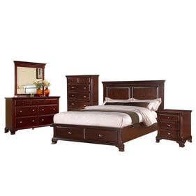 Picket House Brinley Cherry 5pc Bedroom Set with Queen Storage Bed