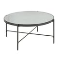 Picket House Furnishings Round Coffee Table with Marble Top