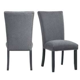 2 Picket House Stratton Charcoal Dining Side Chairs