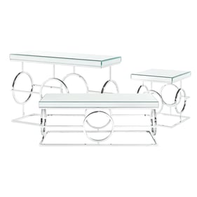 Picket House Katie Chrome 3pc Occasional Table Set