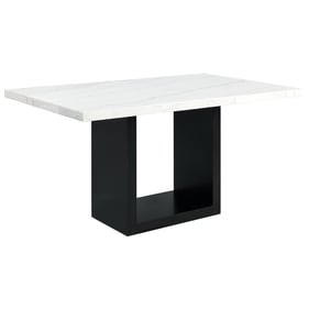 Picket House Willow White Marble Counter Height Table