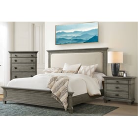 Picket House Clovis Grey 2pc Bedroom Set with Queen Panel Bed