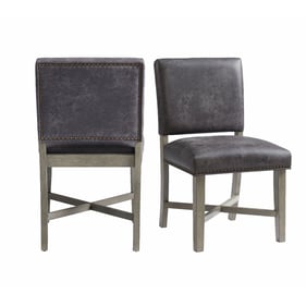 2 Picket House Modesto Grey Dining Side Chairs