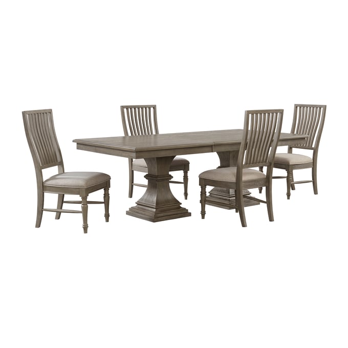 Picket House Royale Grey Cream 5pc Dining Room Set PKT-D-10315-3-DT-5PC