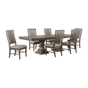 Picket House Royale Grey Cream 7pc Dining Room Set