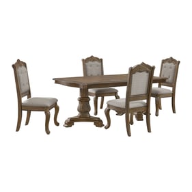 Picket House Denali Walnut 5pc Dining Set