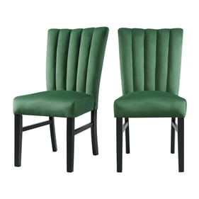 2 Picket House Odette Emerald Side Chairs