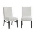 Picket House Furnishings Stephen Dining Side Chair with Boucle Snow in Black (2 Per Carton)