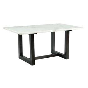 Picket House Florentina White Marble Dining Table