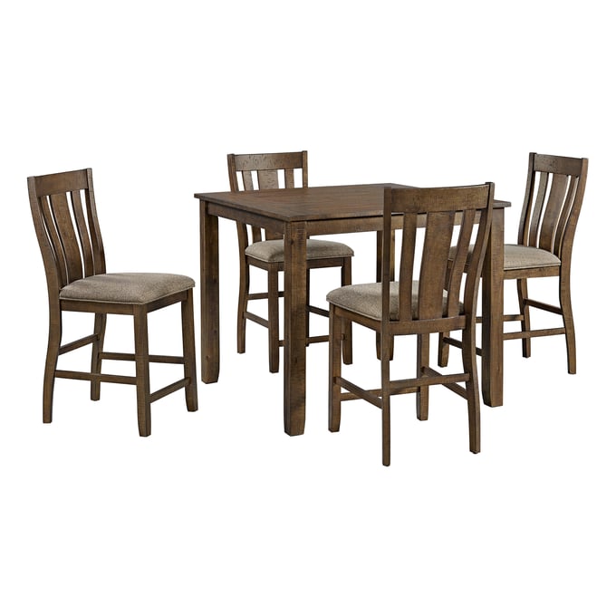 Picket House Evergreen Brown Acacia 5pc Counter Set PKT-D-5880-5-5CS1