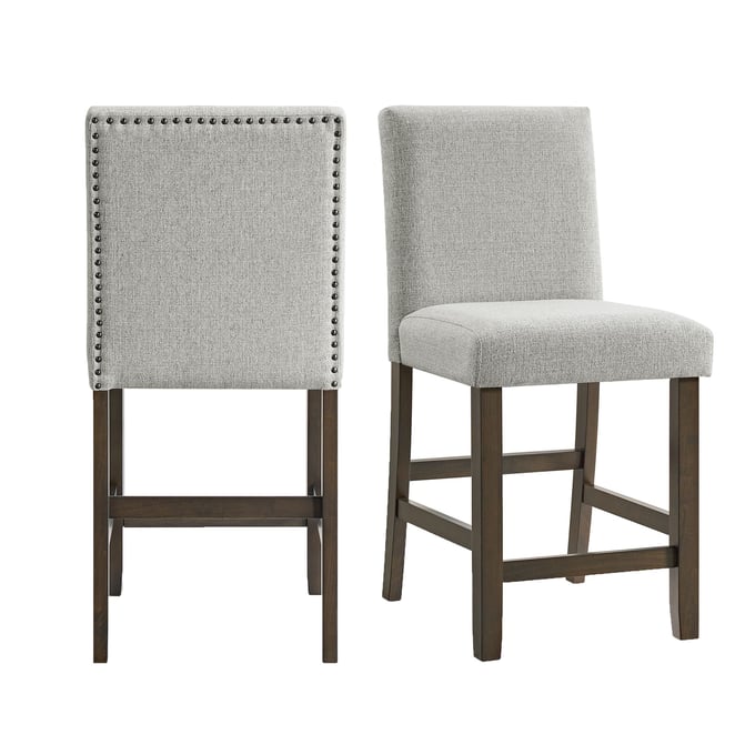 2 Picket House Hester Brown Counter Side Chairs PKT-D-7670-5-CSC