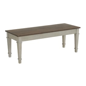 Picket House Bloomfield Brown Washed Stone Storage Dining Bench