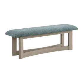 Picket House Whitt Almond Blue Dining Bench