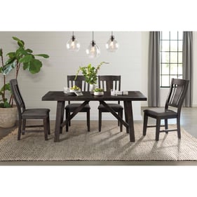 Picket House Carter Dark Gray Wood 5pc Dining Room Set