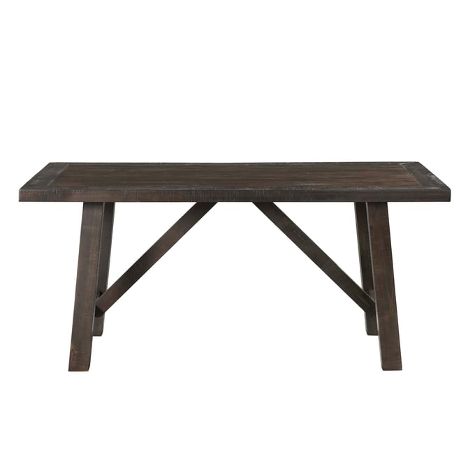 Picket House Carter Dark Gray Wood Rectangle Dining Table PKT-DCS100DT