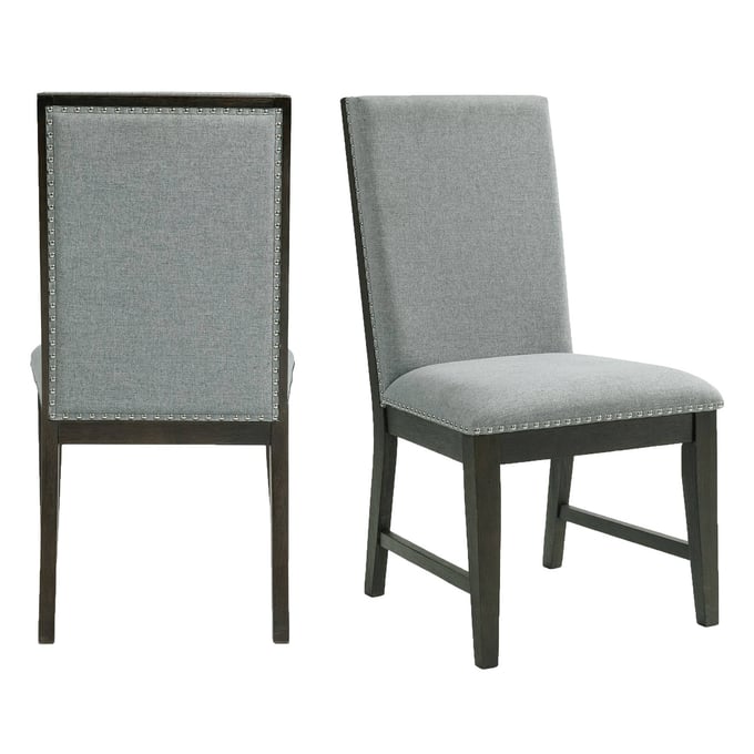 2 Picket House Holden Gray Side Chairs PKT-DDV100SC