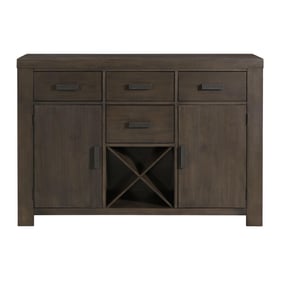 Picket House Jasper Dark Walnut Wood 4 Drawers Server