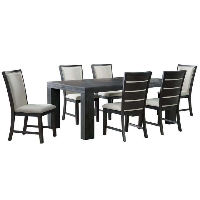 Picket House Jasper Black 7pc Dining Room Set PKT-DGD850DTB7PC