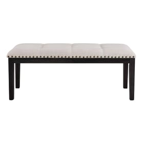 Picket House Bradley Dark Walnut Upholstered Bench