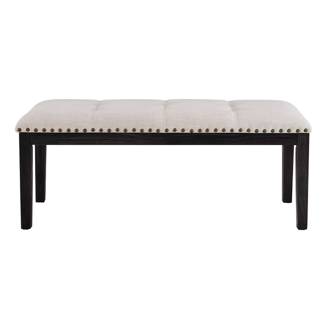 Picket House Bradley Dark Walnut Upholstered Bench PKT-DGS100BN