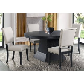 Picket House Mara Taupe Dark Oak Oval 5pc Dining Room Set