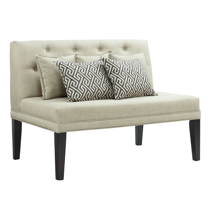 Picket House Mara Taupe Loveseat with Five Pillows PKT-DMD140SFLS