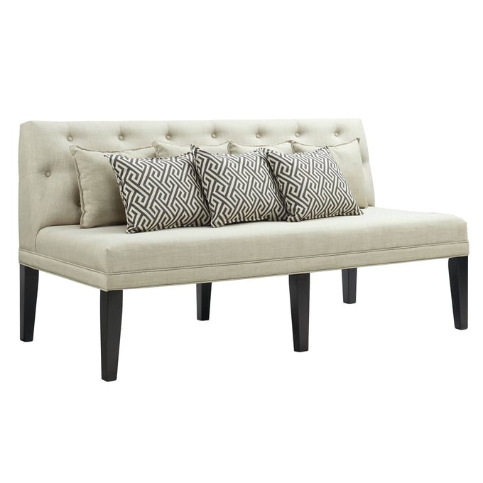 Picket House Mara Taupe Sofa with Seven Pillows PKT-DMD140SFTS