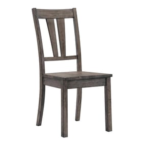 2 Picket House Grayson Fan Grey Oak Wooden Seat Chairs