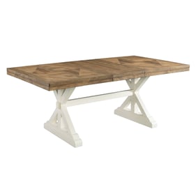 Picket House Barrett Natural White Rectangle Standard Height Dining Table