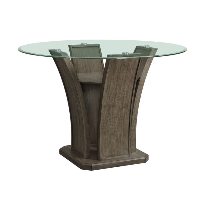 Picket House Simms Grey Round Counter Height Table PKT-DPR300RCDTTB